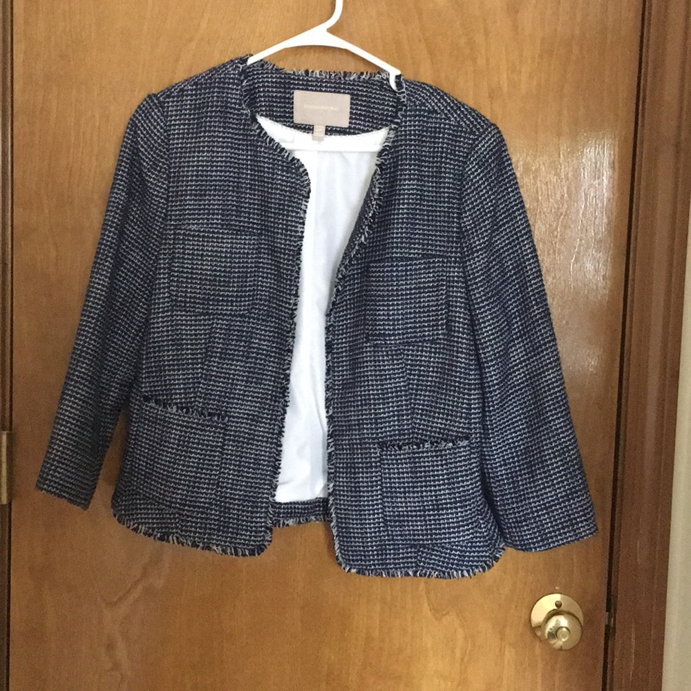 Blazer with satin inside